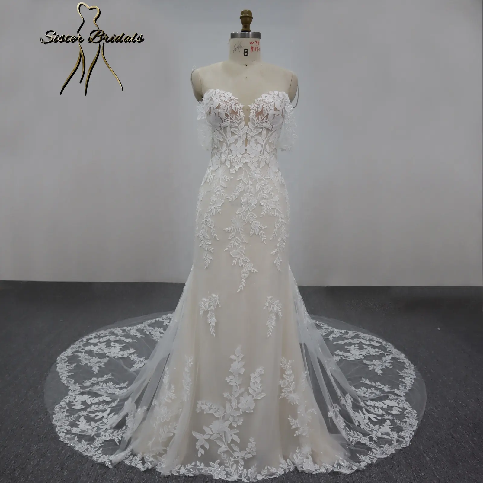 Robe de mariée modeste, robe de mariée musulmane, 2023