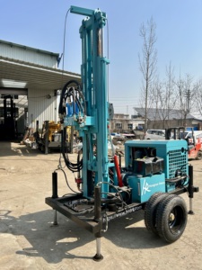 300m 유압 회전 물 우물 드릴링 장비-78kw 고출력 견인 탐사 드릴링 머신 - Product Image 4