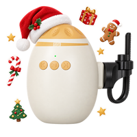 Cadeau de Noël : Balancelle Rechargeable pour Bébé avec Bruit Blanc, Bluetooth, Minuteur 45 Min, Apaisant Portable pour Poussettes