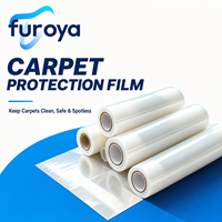 Film de protection de surface pour tapis avec performance de protection temporaire fiable, matériau PE imperméable de qualité industrielle
