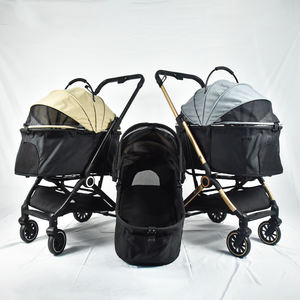 Carrito <span class=keywords><strong>de</strong></span> Paseo <span class=keywords><strong>para</strong></span> Mascotas Doble Plegable <span class=keywords><strong>de</strong></span> 4 Ruedas, Impermeable, con Capacidad <span class=keywords><strong>para</strong></span> 15 <span class=keywords><strong>kg</strong></span>, Diferentes Colores, Venta al Por Mayor Personalizable - Product Image 5