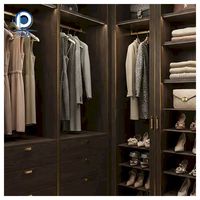 Armoire sur mesure moderne avec éclairage LED, dressing intelligent pour chambre à coucher, armoire de luxe en aluminium, meuble de rangement