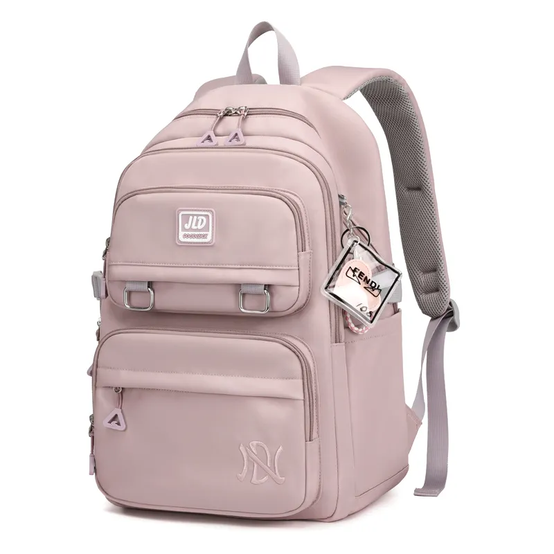 mochilas escolares de buena calidad 2022 Customized logo backpack fashion teenager 13 years women's school bags for girls female