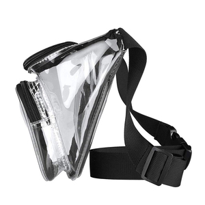 Sac banane transparent en PVC imperméable pour activités de plein air, course à pied, sport, pour femmes et hommes - Vente flash - Product Image 2