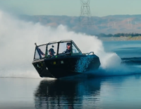 Mini jet-boat de sécurité en aluminium, directement de l'usine, avec moteur puissant pour les divertissements aquatiques et les courses nautiques