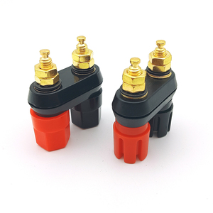 M5 Thread Dual Binding Post <span class=keywords><strong>Terminal</strong></span> Amplificador de potencia Altavoz <span class=keywords><strong>Banana</strong></span> <span class=keywords><strong>Plug</strong></span> Jack Socket Connector - Product Image 6