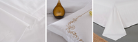 Ensemble de literie de chambre à coucher 100% coton, drap de lit de couleur blanche, taille unique en percale