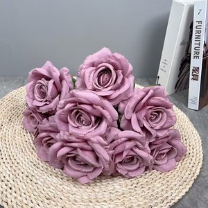 人工バラの花の装飾10つ星と月のバラの結婚式のための花