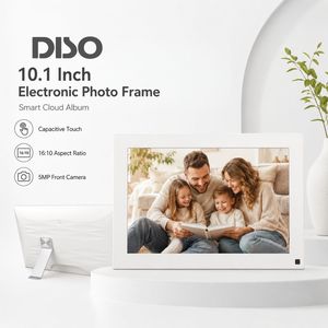 Cadre photo intelligent de 10 pouces avec grand écran haute définition, Wi-Fi, en plastique ABS, partage de photos à distance, idéal pour offrir des cadeaux aux aînés - Product Image 4