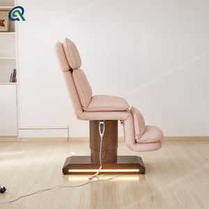 Qunpeng nuovo letto ciglia curvo massaggio letto Spa trattamento bellezza sedia viso 3 motori Base legno letto - Product Image 2