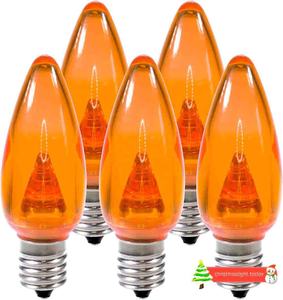 Ampoules LED SMD C9 de qualité commerciale, étanches, pour l'éclairage de Noël en extérieur, culot E17, ampoules de rechange - Product Image 4