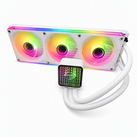 Refroidisseur de processeur liquide AIO VC360XK 360 mm, ventilateur ARGB PWM, 280 W TDP, pompe à roulement céramique pour PC de jeu Intel LGA 1851 1700 AMD AM5 AM4