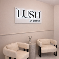 Enseigne LED personnalisée haut de gamme, lettres rétroéclairées, logo 3D, enseigne intérieure/extérieure en acier inoxydable, signalétique commerciale pour l'image de marque