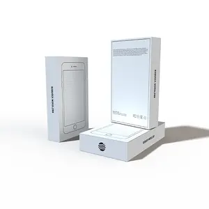 Evrensel cep telefonu kutu ambalaj için özel çevre dostu cep telefonu ambalaj boş kutu