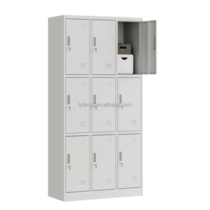 Casillero Personalizado de Acero Laminado en Frío de 9 Puertas, 0.6mm de Grosor, con Cerradura de Llave, Estructura Segura y Ensamblada, Ecológico, Color RAL - Product Image 5
