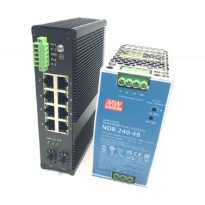Commutateur réseau Ethernet Gigabit industriel géré avec 8 ports <span class=keywords><strong>PoE</strong></span>+ 1000M et 2 ports SFP Gigabit - Product Image 3