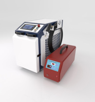 Soudeuse laser à fibre portative 1,5 kW Machine de soudage laser à fibre métallique Machine de soudage laser à fibre Qilin à double tête oscillante