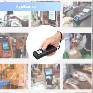 Temuポータブル1d2dqrバーコードリーダーAndroidタブレットPCPosシステム用ミニバーコードスキャナーBTワイヤレススキャナー