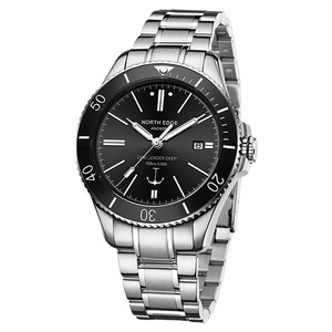 DF NORTH EDGE ANCHOR Reloj inteligente de lujo para hombre Diseño de submarinista Cristal de zafiro Caja de <span class=keywords><strong>acero</strong></span> inoxidable Movimiento automático - Product Image 6