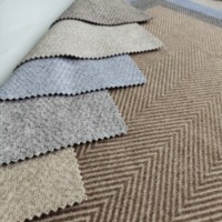 Tissu Jacquard en Polyester 100% de Conception Chinoise, Motif Chevron Brossé, Lourd et Respirant, pour Costumes de Filles