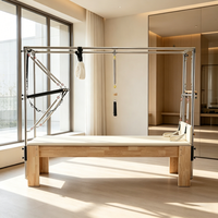 Vente d'usine : Table de Trapeze Professionnelle en Bois pour Pilates Cadillac avec Système à Ressorts Silencieux pour Studios de Yoga