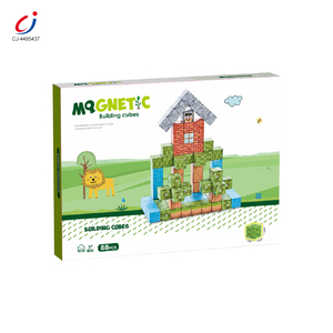 Giocattoli Educativi Chengji Blocchi Magnetici a Tema Foresta 88 Pezzi Blocchi Magnetici Giocattoli Educativi per Fai-da-Te - Product Image 6