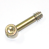 4 en 1 alliage de zinc mini fix cam ferrures de meubles boulon de connexion galvanisé