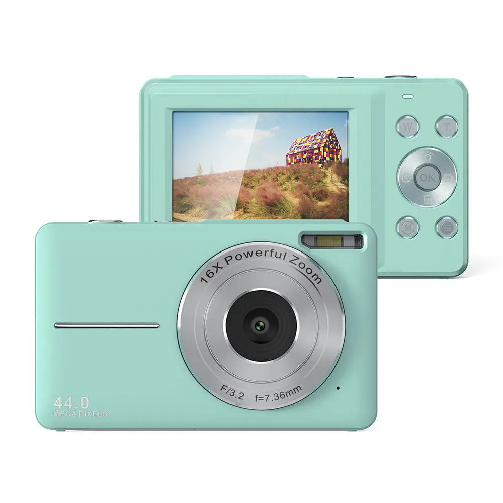 VOLG video dijital kamera 5 megapiksel CMOS sensör kamera kompakt ve kullanışlı seyahat mini dslr kamera
