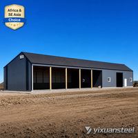 Diseño de Establos Prefabricados de Acero Ligero para Aves de Corral, Vacas Lecheras y Ganado
