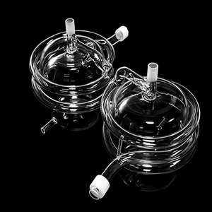 Custom OEM Quartz Glass <strong>Bottle</strong> Flask, Fused Silica Condenser Distillation Reflux High Purity Lab - Product Image 2