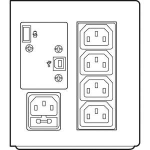 UPS Monofásico Interactivo Legrand de 1000VA con 2 Tomas y USB para Redes Informáticas - Product Image 4