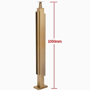 Kính lan can cho cầu thang thép cầu thang lan can thiết kế cầu thang lan can & tay vịn sức mạnh nhà máy tùy biến - Product Image 5