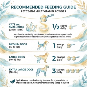 Integratore Multivitaminico Premium 25 in <span class=keywords><strong>1</strong></span> per Animali Domestici, Supplemento Completo per la Salute di Cani e Gatti, Etichetta Privata OEM - Product Image 5