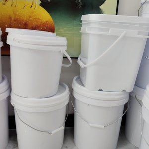 10L12L15L18L20L25L30L Cubo de embalaje de grado alimenticio Cubo de plástico con tapa y Asa - Product Image 2