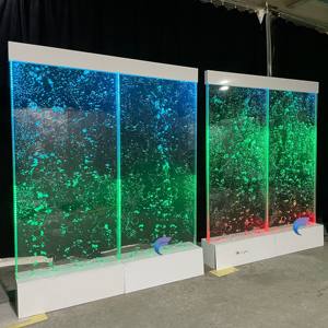 Decorative bubble wall <b>led</b> water in acrylic panel water bubble lamp bubble water wall <b>bar</b> - Product Image 4