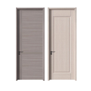Venta caliente Puertas modernas para casas Incombustible Interior Melamina MDF HDF Tablero Material Puerta de madera con marcos para Proyecto de ingeniero - Product Image 3