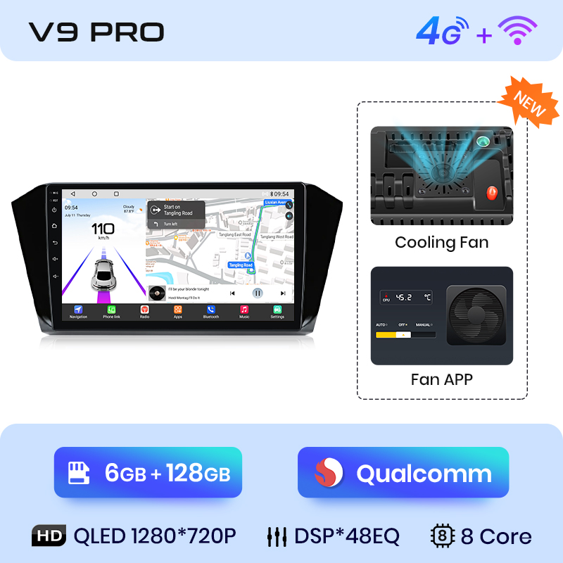 V9 Pro 6+128GB Qualcomm Chip