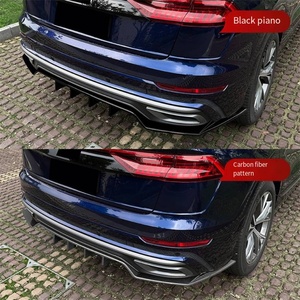 Veidt Adatto per <span class=keywords><strong>Audi</strong></span> <span class=keywords><strong>Q8</strong></span> 4M Sline 2019-2023 Diffusore Posteriore Spoiler Copertura Angolare Modifica Transfrontaliera - Product Image 4