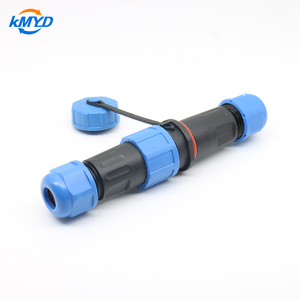 SP12/LD12 IP68 Waterdichte Connector <span class=keywords><strong>2</strong></span>-pins Nylon Messing Soldeerloze Mannelijke Vrouwelijke Circulaire Connector - Product Image 3