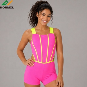 <span class=keywords><strong>Justaucorps</strong></span> de <span class=keywords><strong>danse</strong></span> color-block rose et jaune pour filles et enfants, idéal pour l'entraînement en école de <span class=keywords><strong>danse</strong></span> - Product Image 1