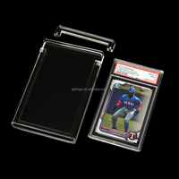 Étui de protection UV pour cartes gradées CGC BGS en acrylique transparent avec couvercle magnétique