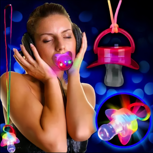 Chupete con luz LED al por mayor, <span class=keywords><strong>silbato</strong></span> de plástico para el regreso a la escuela, graduación, Diwali, Día DE LA Madre, Acción de Gracias, fiestas del Día del Padre - Product Image 2
