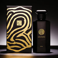 Flacon de parfum vide de luxe avec emballage Série 100 ml Flacon de parfum en verre de haute qualité