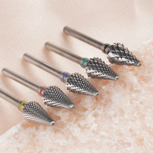 Fraise conique en carbure pour ongles, pour gel, vernis et cuticules, pour machine de manucure électrique - Product Image 2
