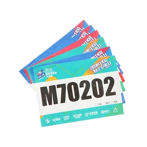 Dossard de course personnalisé imperméable pour marathon, adulte, en papier - Product Image 4