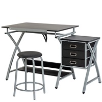 Bureau Bureau à dessin réglable Artiss avec tiroirs Table à dessin à vendre