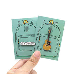 دبوس صدر المورد، شارة معدنية يدوية، بروش جملة، باندا، آلة موسيقية غيتار، هدايا تذكارية، شعار مخصص، دبابيس مينا ناعمة وصلبة - Product Image 6