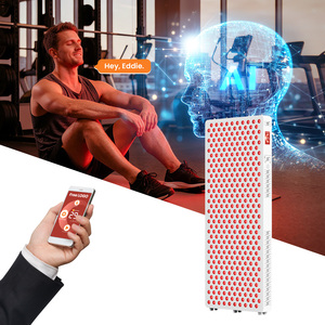 IDEATHERAPY 3inch Touch Screen APP+Voice Control Led Therapy Infrared Red Light Therapy Panel Red Light Therapy Panel For Gym