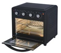 Four à friture électrique 25L 1500W 220V 360 °   Circulation d'air chaud, minuterie 60 min, 230 ℃   Four à convection de comptoir avec contrôle de température