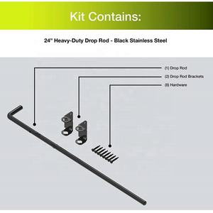OEM थोक उत्पादों कस्टम गेराज गेट बैरल बोल्ट ड्रॉप फिसलने दरवाजा बोल्ट ताला - Product Image 6